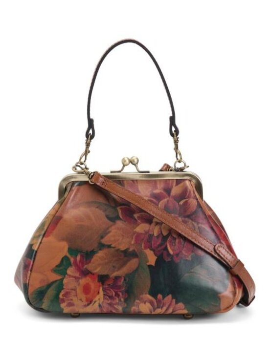 Patricia Nash Handbags - PATRICIA NASH Leather Annie Frame Shoulder Bag With Two Straps